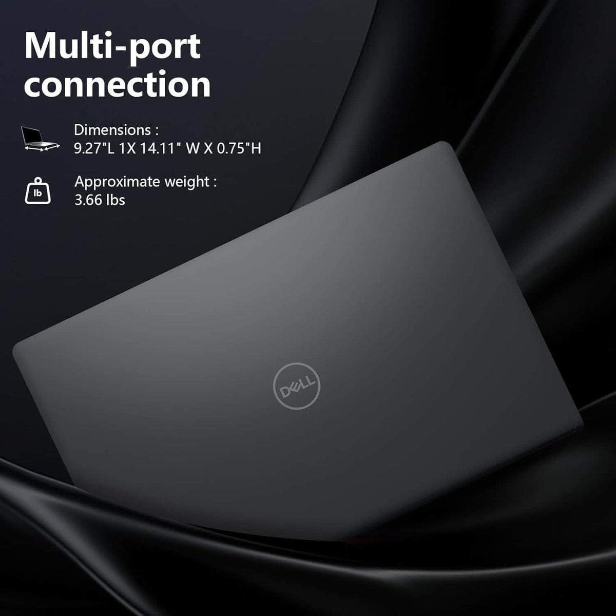 Dell - Upgraded - 15.6" 2K Touchscreen Laptop - Intel 13th Generation Core i5 1334U 2023 - 16GB Memory - 512 GB Storage-Windows 11 Pro - Black