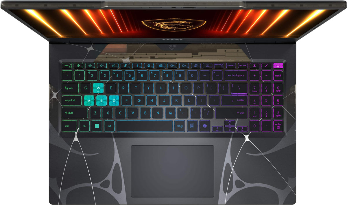 MSI - Cyborg A15 AI 15" 144Hz FHD Gaming Laptop - AMD R7-260 - NVIDIA GeForce RTX 5060 - 16GB Memory - 1TB SSD - Translucent Black