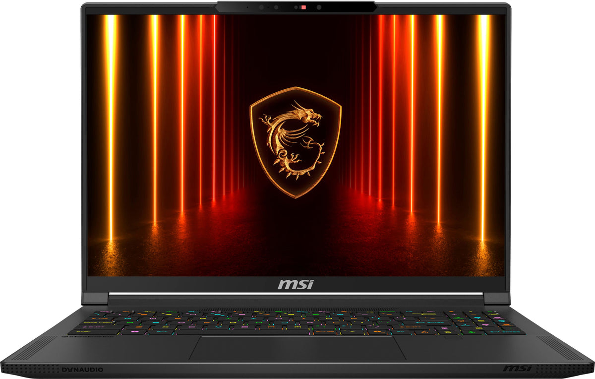 MSI - Stealth A16 AI+ 16" 240 Hz Gaming Laptop QHD+ - AMD Ryzen AI 9 HX 370 with 32GB Memory - GeForce RTX 5080 - 2TB SSD - Core Black, Black
