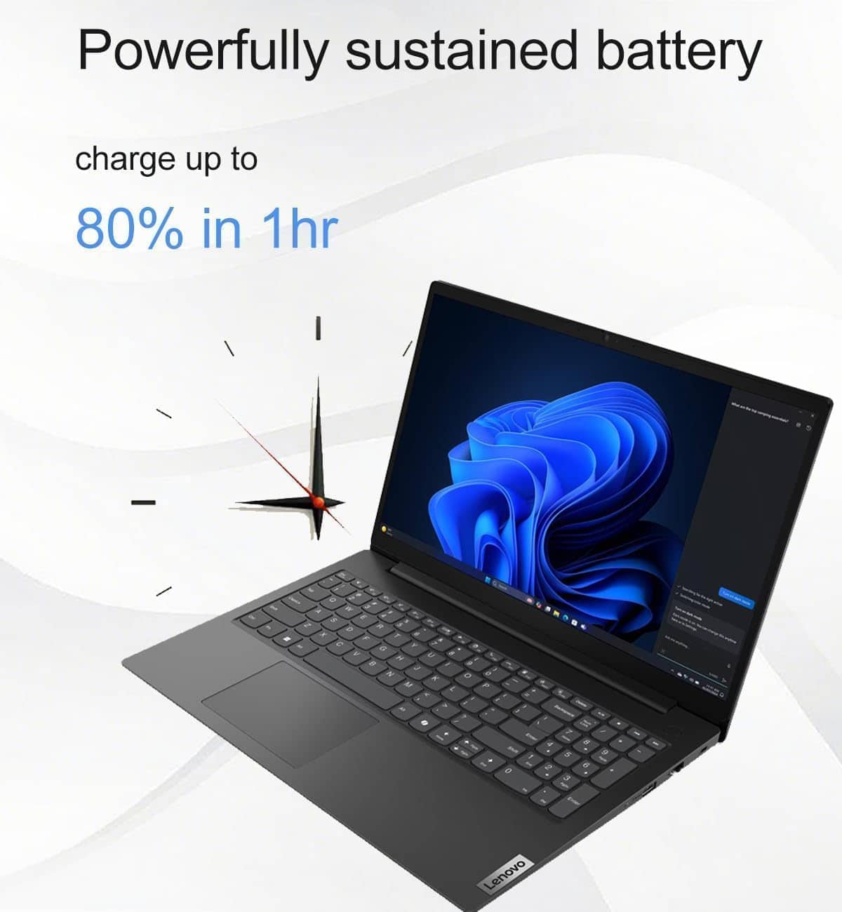 Lenovo - Upgraded - V15 Gen 5 15.6" FHD Business Laptop - Intel Core 7 240H 2025 with 32GB Memory - 1TB SSD - Numeric Keypad - Windows 11 - Black
