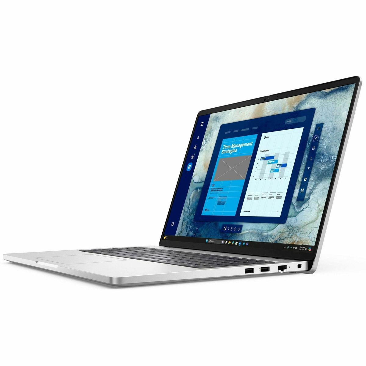 Dell - Pro 16 16" IPS LCD 1920 x 1200 (Full HD Plus) Laptop - Intel Core Ultra 5 with 16GB Memory - 512 GB SSD - Platinum Silver, Silver
