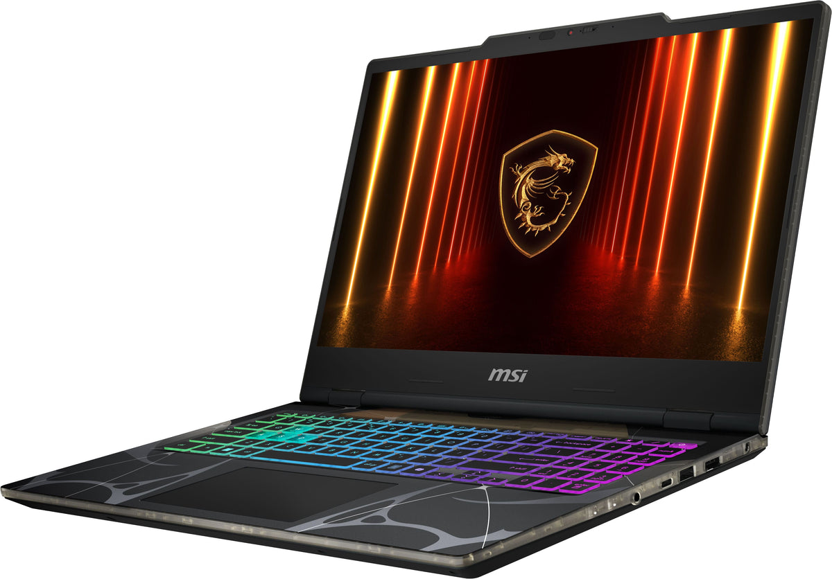 MSI - Cyborg A15 AI 15" 144Hz FHD Gaming Laptop - AMD R7-260 - NVIDIA GeForce RTX 5060 - 16GB Memory - 1TB SSD - Translucent Black