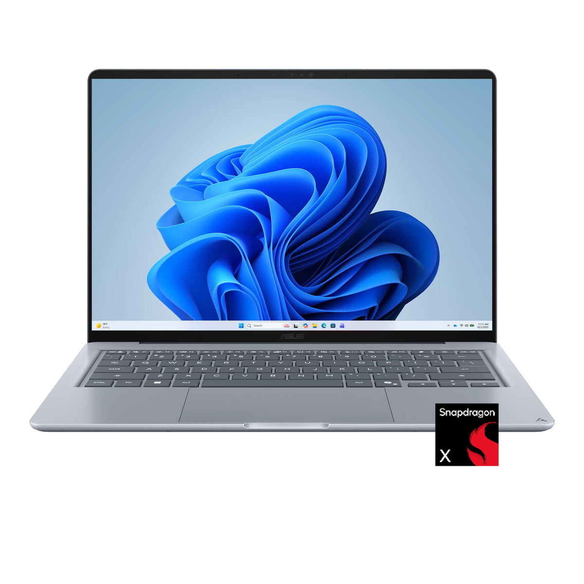 ASUS - Zenbook 14 14" 2K OLED Laptop - Snapdragon X1-26-100 (2026) - 8GB Memory - 256GB Storage - Arctic Blue