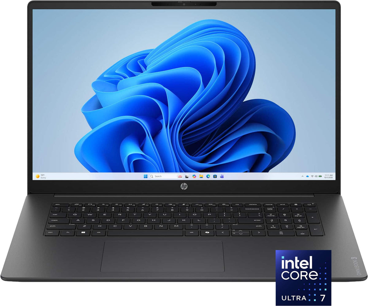 HP - OmniBook 3 17.3" Full HD Laptop - Intel Core Ultra 7 (2025) - 16GB Memory - 1TB SSD - Mica Silver