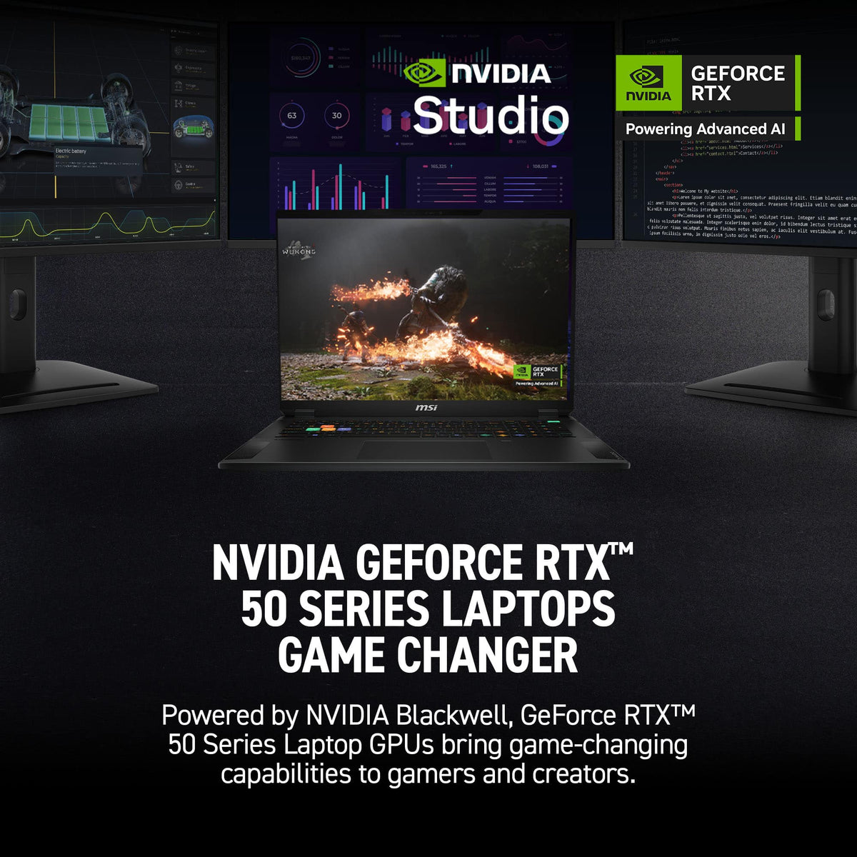 MSI - Stealth 16 AI 16" 240Hz QHD+ OLED Gaming Laptop - Intel U9-285H - NVIDIA GeForce RTX 5070 - 32GB Memory - 1TB SSD - Core Black