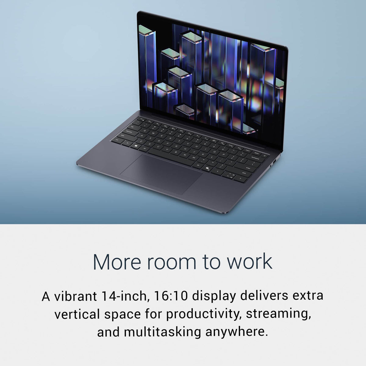 Dell - 14S - 14" 2K OLED Touchscreen Laptop - Intel Core Ultra 9 386H 2026 - 32GB Memory - 512GB Storage - Copilot+ PC - Celestial Blue