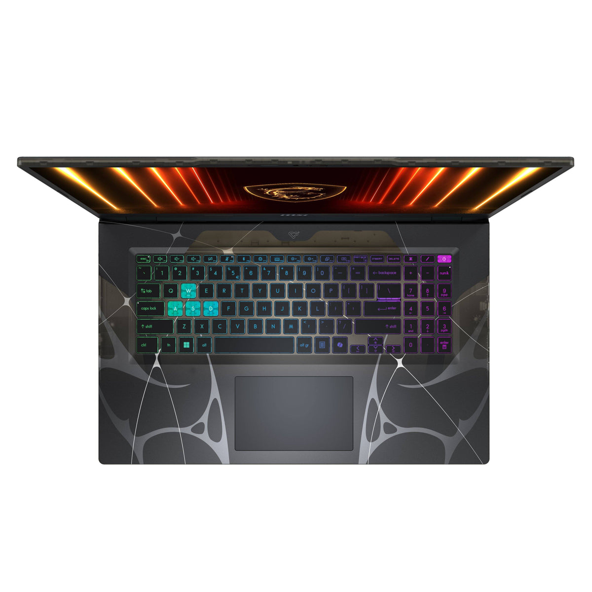 MSI - Cyborg A17 AI 17.3” FHD Gaming Laptop - AMD Ryzen 9 270 2025 - RTX 5060 - 16GB RAM - 1TB Storage - Translucent Black