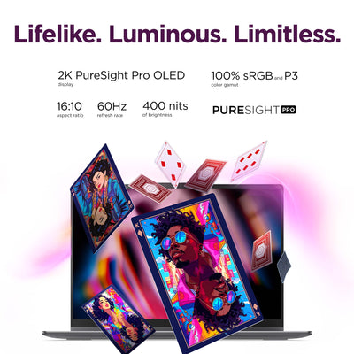 Lenovo - Yoga 7i 2-in-1 14" 2K OLED Touchscreen Laptop - Core Ultra 7 Processor 355 2026- 24GB Memory - 512GB Storage - Luna Grey