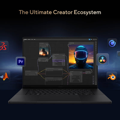 ASUS - ProArt P16 16" 4K OLED Touchscreen Laptop - NVIDIA RTX Spark N1X 20-Core (2026) - 32GB Memory - 1TB Storage - Nano Black