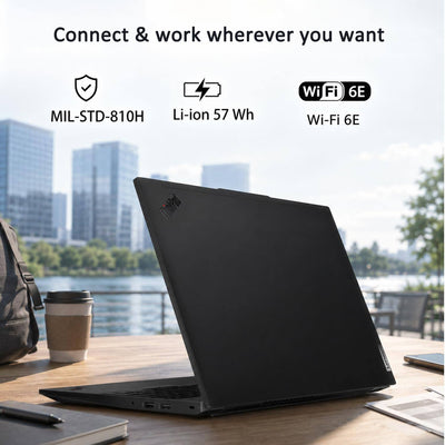 Lenovo - Upgraded - ThinkPad L16 16" FHD+ Touchscreen Laptop - Business AI PC - Intel Core Ultra 7 255U 2025 - 32GB RAM - 1TB SSD - Win11Pro - Jet Black