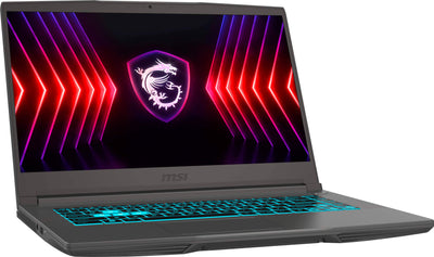 MSI - THIN A15 15.6" 144Hz FHD Gaming Laptop - AMD R5-7535HS - GeForce RTX 4050 - 8GB Memory - 512GB SSD Storage - Black