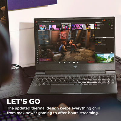 HP - Victus 15.6" 144Hz Full HD Gaming Laptop - Intel Core i5 13420H (2023) - 8GB RAM - NVIDIA GeForce RTX 3050 - 512GB SSD - Mica Silver