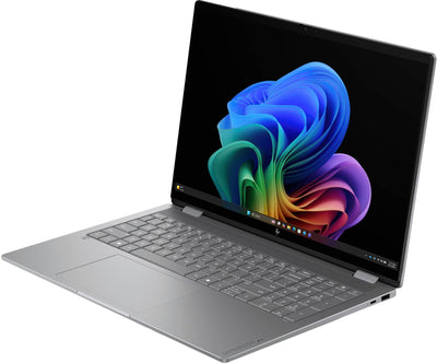 HP - OmniBook X Flip 2-in-1 - 16" 2K OLED Touchscreen Laptop - AMD Ryzen AI 5 430 (2026) - 16GB Memory - 512GB SSD - Copilot+ - Meteor Silver