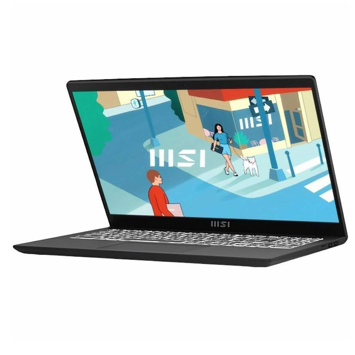 MSI - Modern 15 B13M 15.6" Full HD Laptop - Intel Core i5 i5-1334U - 16GB Memory - 512GB SSD - Classic Black