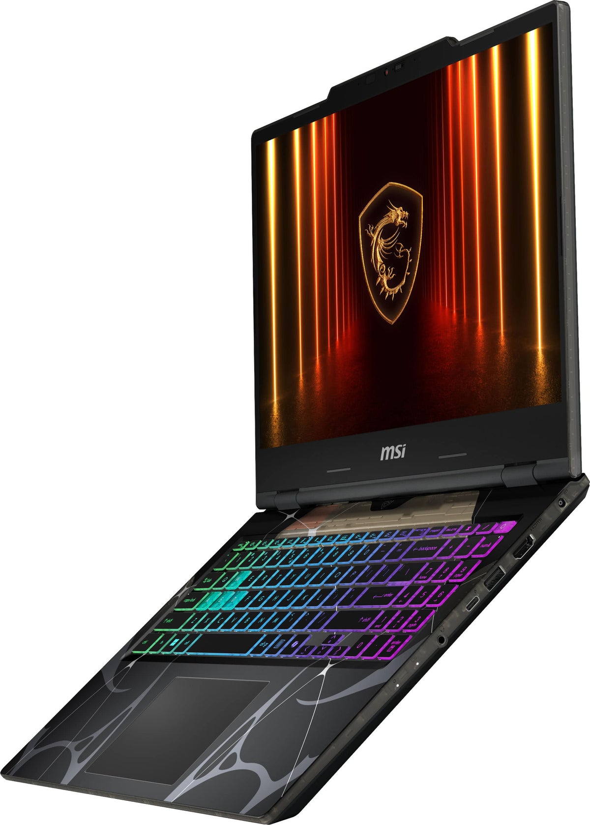 MSI - Cyborg A15 AI 15" 144Hz FHD Gaming Laptop - AMD R7-260 - NVIDIA GeForce RTX 5060 - 16GB Memory - 1TB SSD - Translucent Black