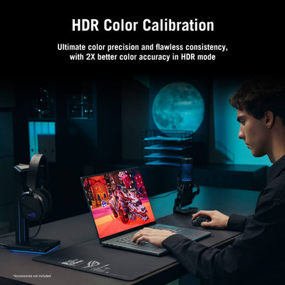 ASUS - ROG Zephyrus G16 16" OLED 3K Gaming Laptop- Intel Core Ultra 9 386H 2026- 16GB Memory - GeForce RTX 5070Ti - 1TB Storage - Eclipse Gray