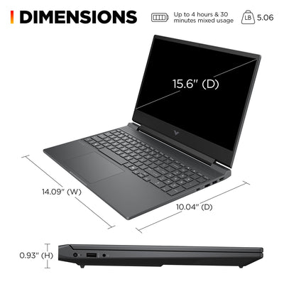 HP - Victus 15.6" 144Hz Full HD Gaming Laptop - Intel Core i5 13420H (2023) - 8GB RAM - NVIDIA GeForce RTX 3050 - 512GB SSD - Mica Silver