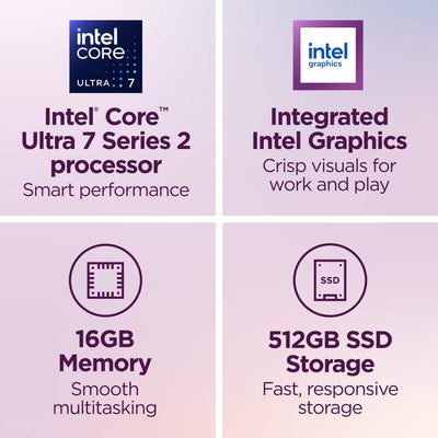 Lenovo - Yoga 7i 2-in-1 16" 2K Touchscreen Laptop - Core Ultra 7 Processor 256V 2024 - 16GB Memory - 512GB Storage- Copilot+ PC - Luna Grey