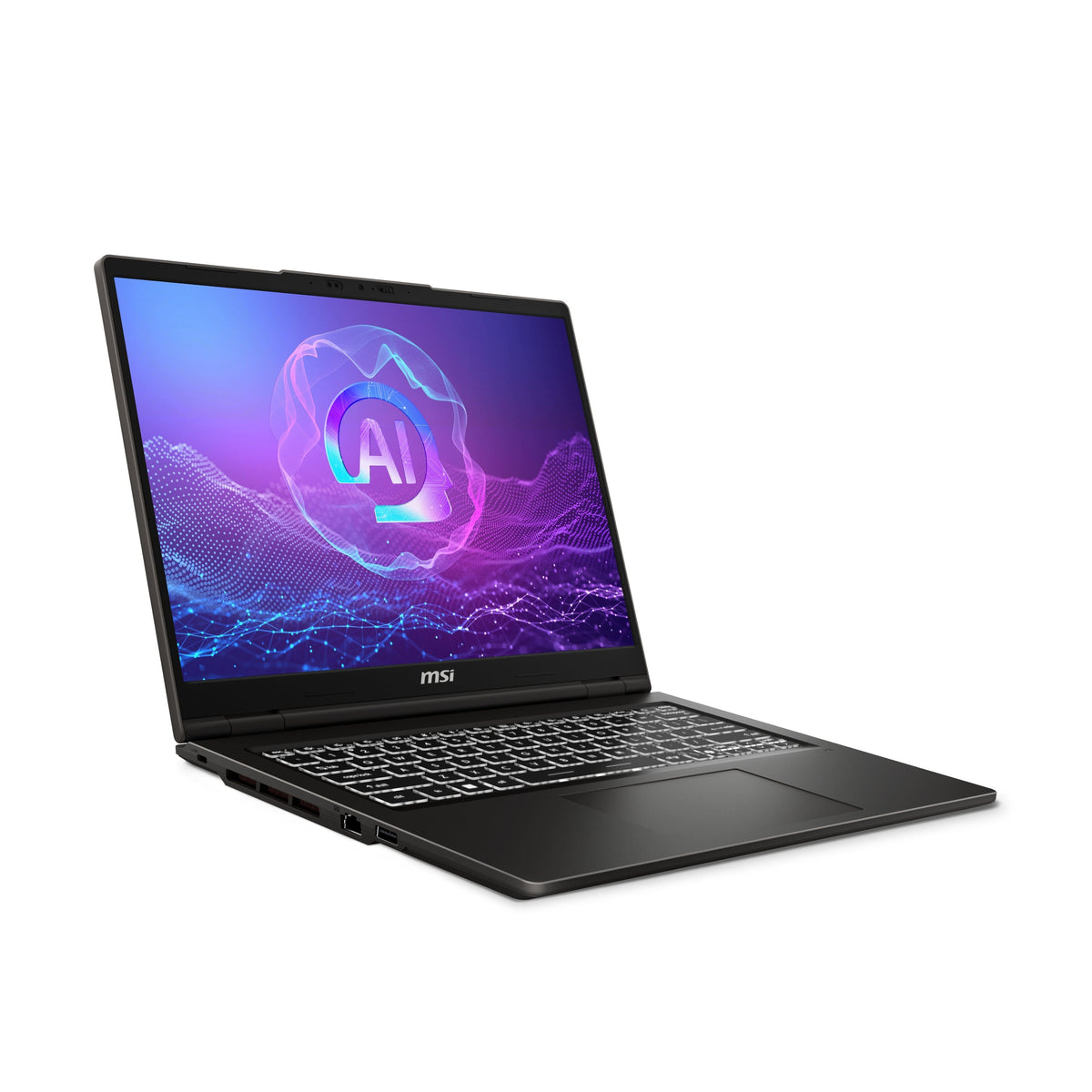 MSI - Venture A14 AI+ 14” FHD+ Touchscreen Laptop - AMD Ryzen AI 5 340 2025 - AMD Radeon Graphics 16GB RAM 512GB Storage - Solid Gray