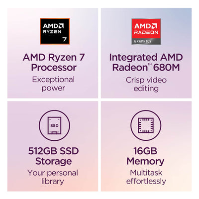 Lenovo - IdeaPad Slim 3 15.3" 2k Touchscreen Laptop - AMD Ryzen 7 170 2025 - 16GB Memory - 512GB Storage - Luna Grey
