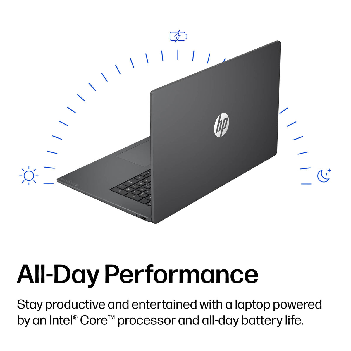 HP - OmniBook 3 - 17.3" Full HD Laptop - Intel Core 3 304 (2026) - 8GB Memory - 256GB SSD - Mica Silver