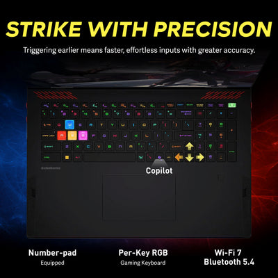 MSI - Upgraded - Raider 18" QHD+ 240Hz Gaming Laptop,Intel Core Ultra 9 285HX,RTX 5080,64GB,2TB SSD+1TB Dock,Backlit,Win 11 Pro - Black