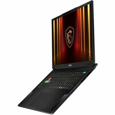 MSI - 18" Gaming Laptop 3840 x 2400 - AMD Ryzen AI 9 HX 370 with 64GB Memory - GeForce RTX 5080 - 2 TB SSD - Midnight Black, Black
