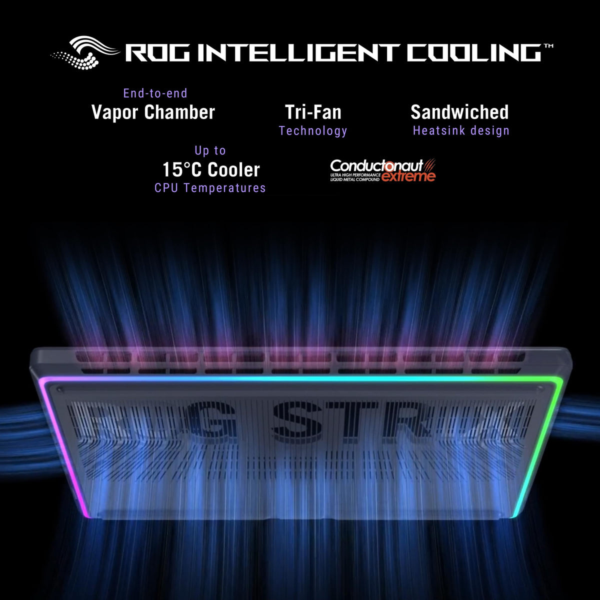 ASUS - ROG Strix G18 18" 2.5K 240Hz Gaming Laptop - Intel Core Ultra 9 HX - 32GB Memory - GeForce RTX 5080 - 2TB Storage - Eclipse Gray