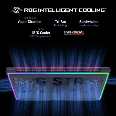 ASUS - ROG Strix G18 18" 2.5K 240Hz Gaming Laptop - Intel Core Ultra 9 HX - 32GB Memory - GeForce RTX 5080 - 2TB Storage - Eclipse Gray