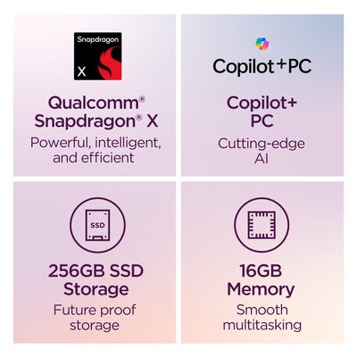 Lenovo - IdeaPad Slim 3x - Copilot+ PC - 15.3" 2k Touchscreen Laptop - Snapdragon X 2025 - 16GB Memory - 256GB SSD - Luna Grey