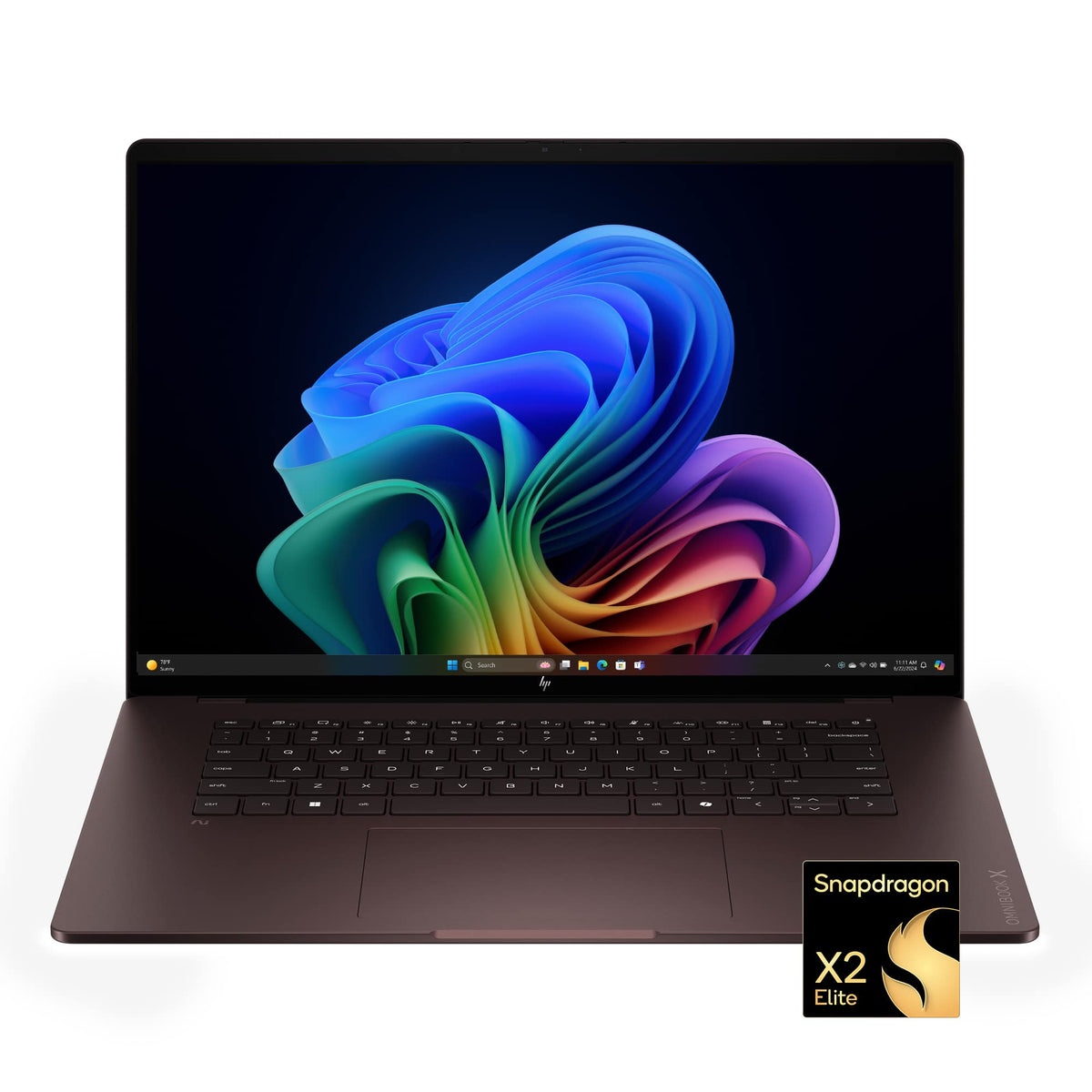 HP - OmniBook X 16" 2K OLED Touchscreen Laptop - Snapdragon X2 Elite (2026) - 24GB Memory - 512GB SSD - Copilot+ PC - Deep Espresso