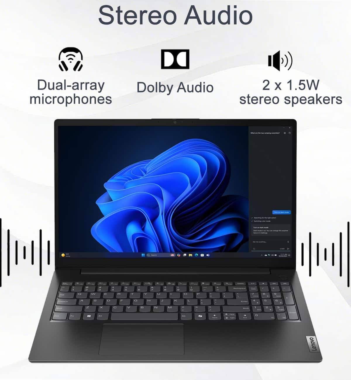 Lenovo - Upgraded - V15 Gen 5 15.6" FHD Business Laptop - Intel Core 7 240H 2025 with 32GB Memory - 1TB SSD - Numeric Keypad - Windows 11 - Black