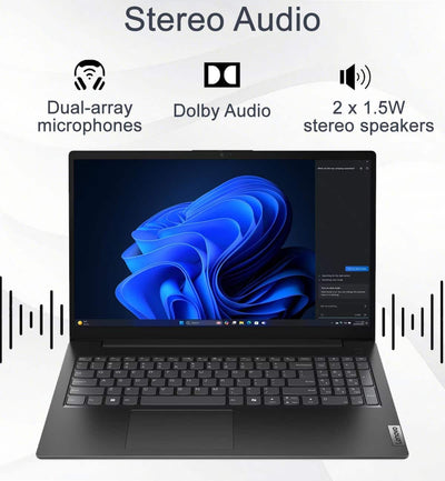 Lenovo - Upgraded - V15 Gen 5 15.6" FHD Business Laptop - Intel Core 7 240H 2025 with 32GB Memory - 1TB SSD - Numeric Keypad - Windows 11 - Black