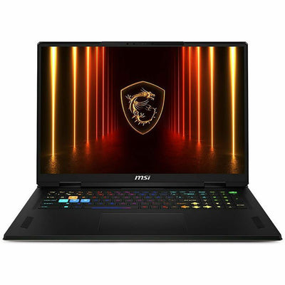 MSI - 18" Gaming Laptop 2560 x 1600 (QHD+) - AMD Ryzen 9 9955HX with 64GB Memory - GeForce RTX 5080 - 2 TB SSD - Cosmo Gray, Gray