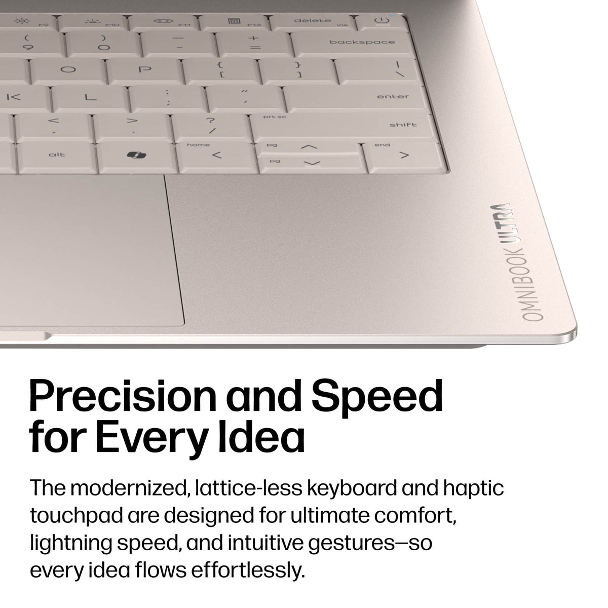 HP - OmniBook Ultra - 14" 3K OLED Touchscreen Laptop - Intel Core Ultra 7 (2026) - 16GB Memory - 1TB SSD - Copilot+ PC - Silk Sand