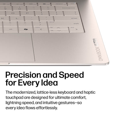 HP - OmniBook Ultra - 14" 3K OLED Touchscreen Laptop - Intel Core Ultra 7 (2026) - 16GB Memory - 1TB SSD - Copilot+ PC - Silk Sand