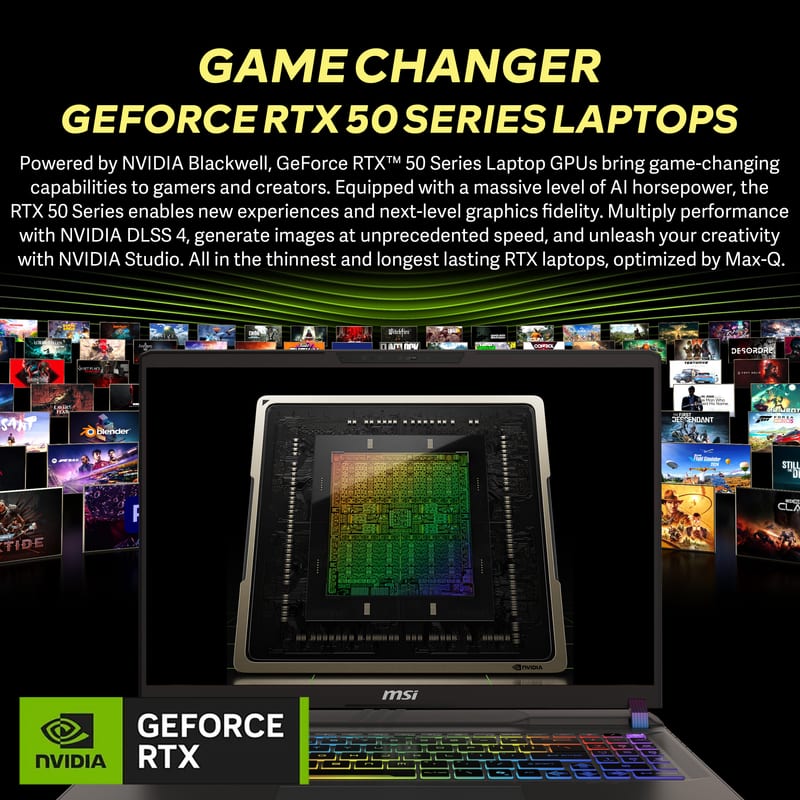 MSI - Upgraded - Vector 16" 240Hz QHD+ Gaming Laptop,Intel Ultra 9-275HX,GeForce RTX 5080,32GB RAM,1TB SSD+1TB Dock Set,Win 11 - Gray