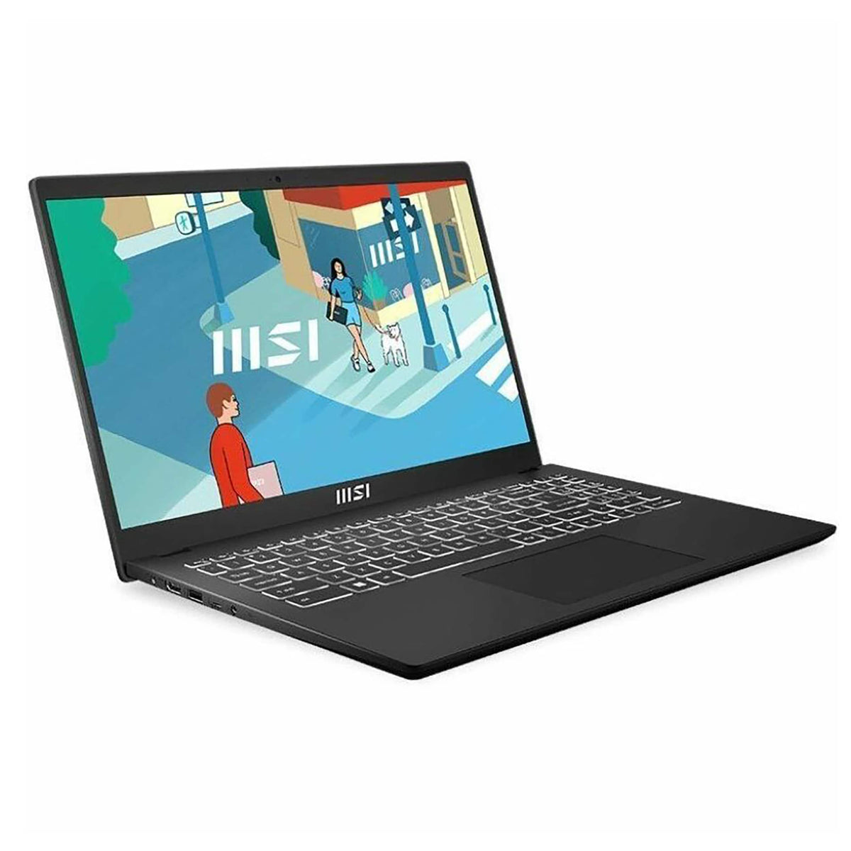 MSI - Modern 15 B13M 15.6" Full HD Laptop - Intel Core i5 i5-1334U - 16GB Memory - 512GB SSD - Classic Black
