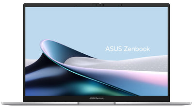 ASUS - Zenbook 14 14" 3K OLED Touch Screen Laptop - Intel Core Ultra 9 285H - 32GB RAM - 1TB SSD - Foggy Silver