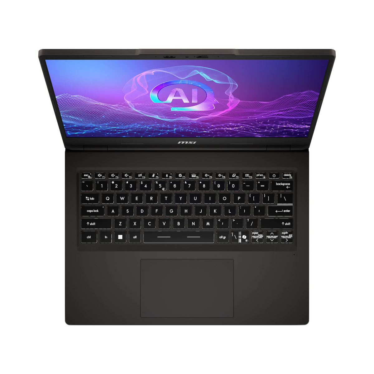MSI - Venture A14 AI+ 14” FHD+ Touchscreen Laptop - AMD Ryzen AI 5 340 2025 - AMD Radeon Graphics 16GB RAM 512GB Storage - Solid Gray