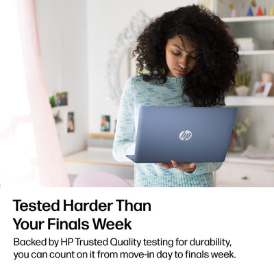 HP - OmniBook 3 - 14" 2K OLED Laptop - Snapdragon X (8-Core CPU) - 8GB Memory - 256GB SSD - 41+ Hrs Battery Life¹ - Starlit Blue
