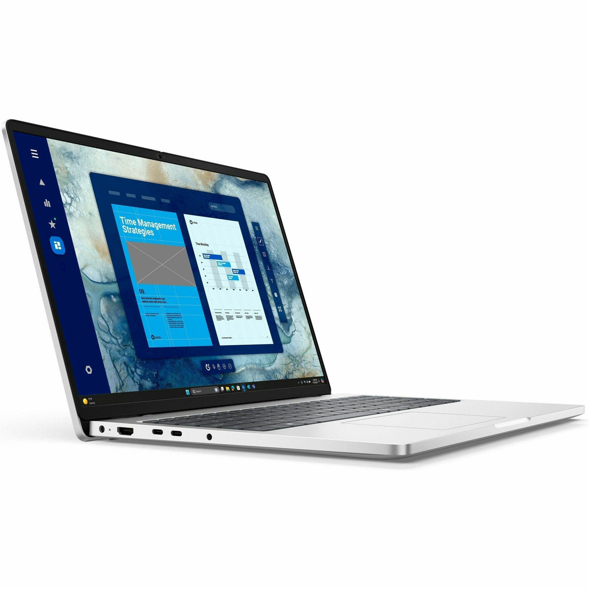 Dell - Pro 16 16" IPS LCD 1920 x 1200 (Full HD Plus) Laptop - Intel Core Ultra 5 with 16GB Memory - 512 GB SSD - Platinum Silver, Silver
