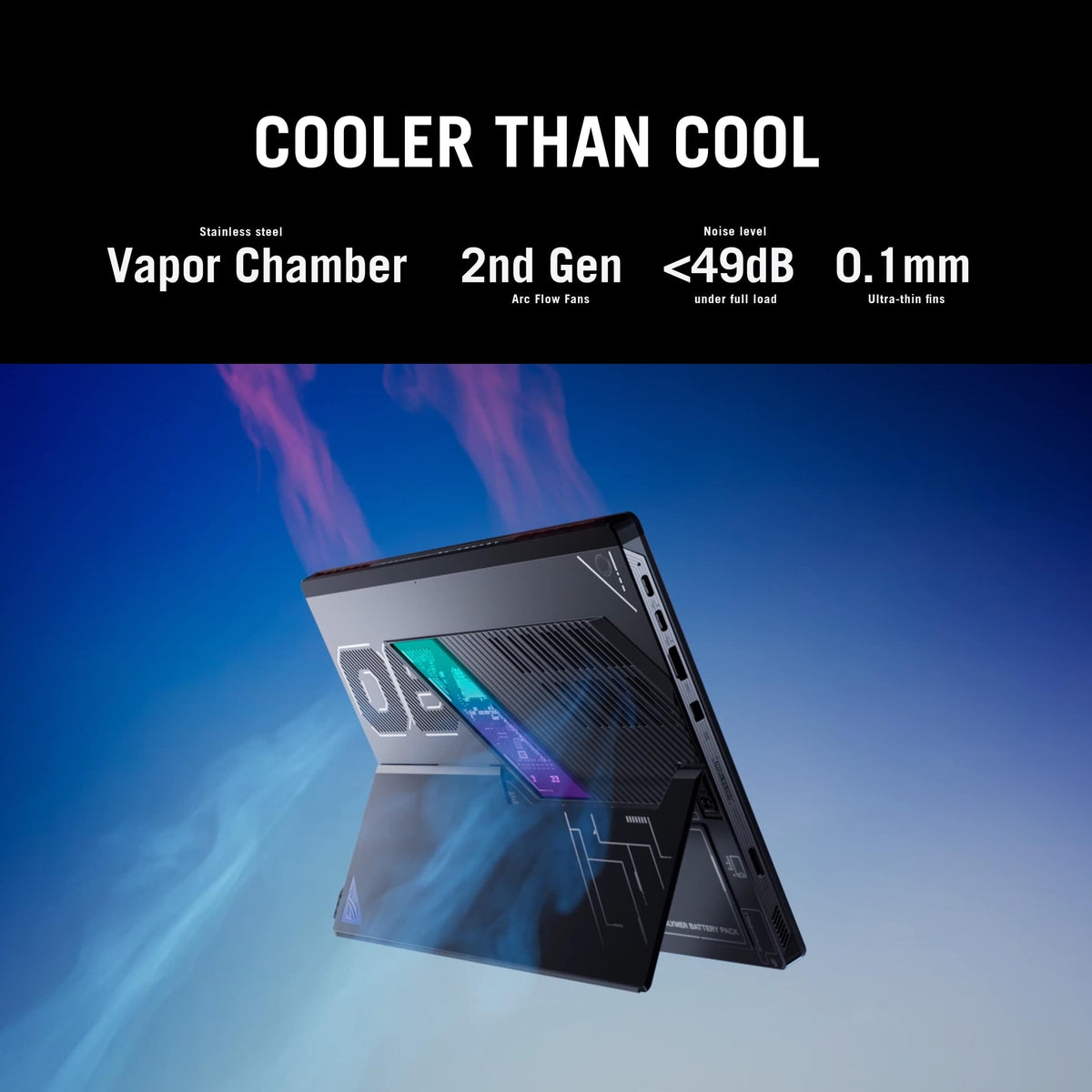 ASUS - ROG Flow Z13 13.4" 2.5K 180Hz Touch-Screen Gaming Laptop - Copilot+ PC - AMD Ryzen AI Max+ 395 - 128GB RAM - 1TB SSD - Off Black