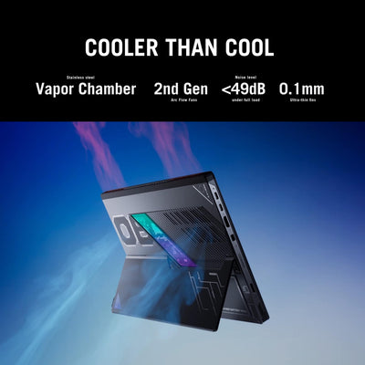 ASUS - ROG Flow Z13 13.4" 2.5K 180Hz Touch-Screen Gaming Laptop - Copilot+ PC - AMD Ryzen AI Max+ 395 - 128GB RAM - 1TB SSD - Off Black