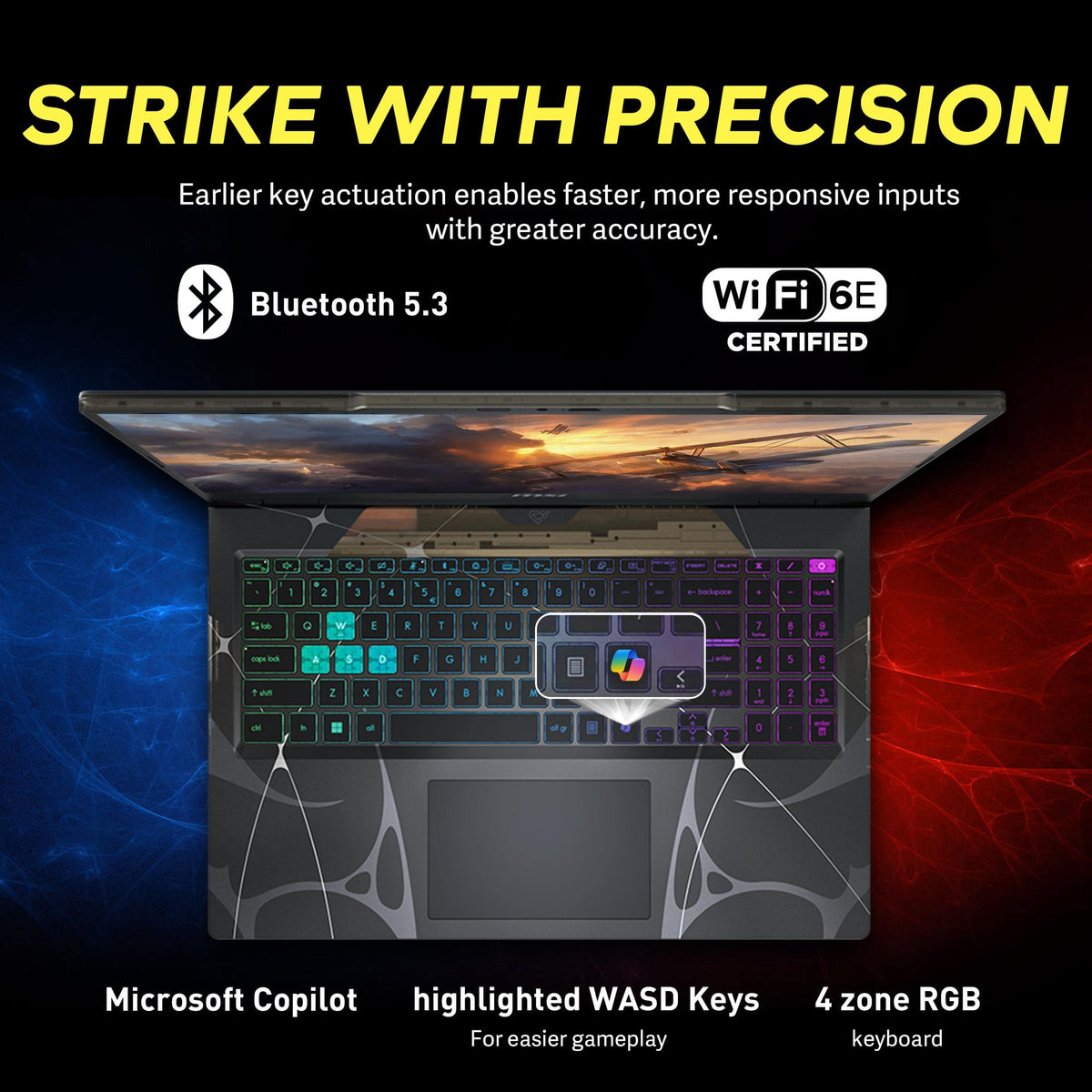 MSI - Upgraded - Cyborg A15 15.6" FHD 144Hz Gaming Laptop,AMD Ryzen 9 270,32GB RAM,1TB SSD+1TB Dock Set,GeForce RTX 5060,Win 11 - Black