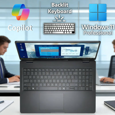 Dell - Pro 16 16" FHD+ Laptop - Intel Core 5 120U, 32GB RAM - 1TB SSD - Copilot & Backlit Keyboard - PCO Laptop Cooler - Silver