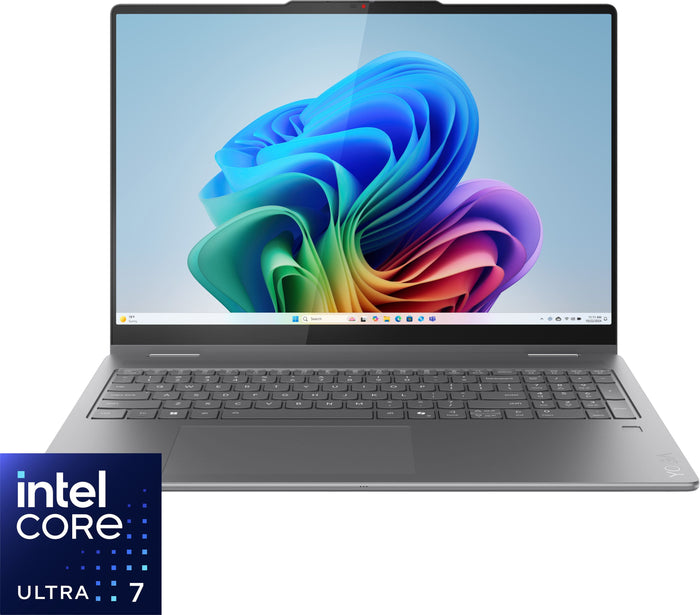 Lenovo - Yoga 7i 2-in-1 16" 2K Touchscreen Laptop - Core Ultra 7 Processor 256V 2024 - 16GB Memory - 512GB Storage- Copilot+ PC - Luna Grey
