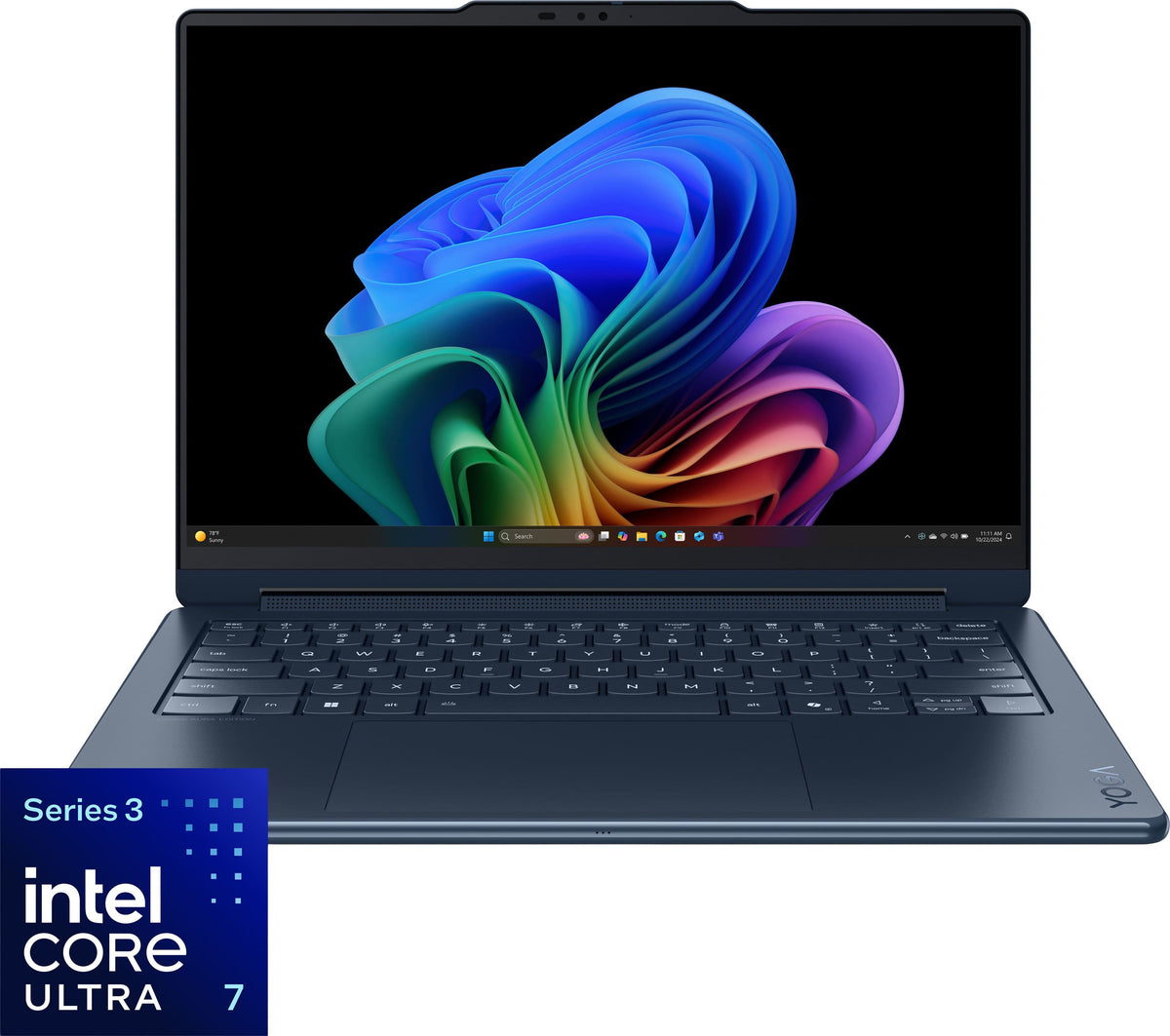 Lenovo - Yoga 9i 2-in-1 Aura Edition 14" 3K OLED Touchscreen Laptop - Core Ultra 7 Processor 355 2026- 32GB Memory- 1TB Storage - Cosmic Blue