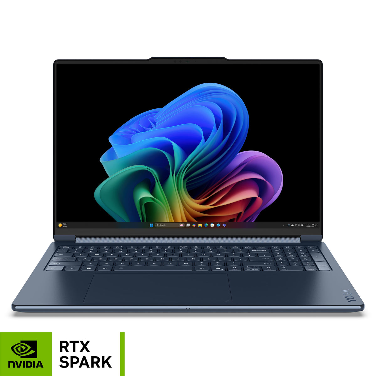 Lenovo - Yoga 9n 2-in-1 16" 3K OLED Touchscreen Laptop - NVIDIA RTX Spark N1X 20-Core (2026) - 64GB Memory - 1TB Storage - Cosmic Blue