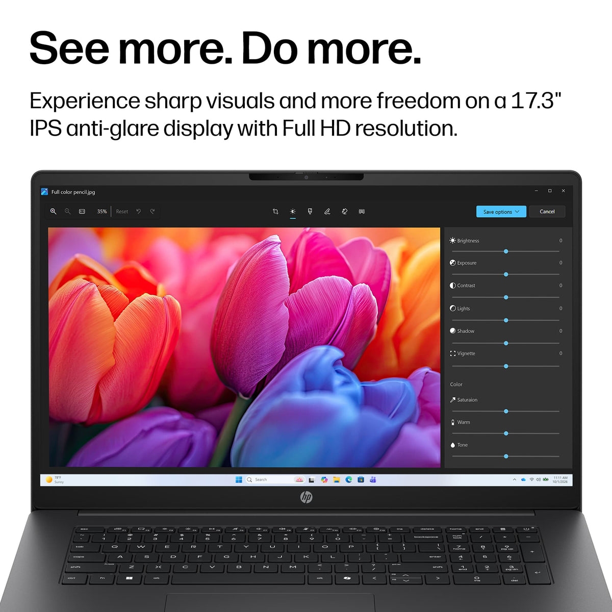 HP - OmniBook 3 17.3" Full HD Laptop - Intel Core Ultra 7 (2025) - 16GB Memory - 1TB SSD - Mica Silver